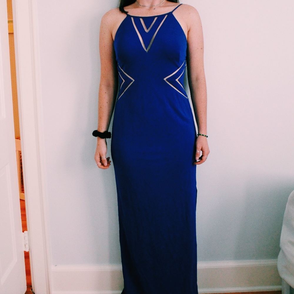 Cobalt Blue Prom Dress